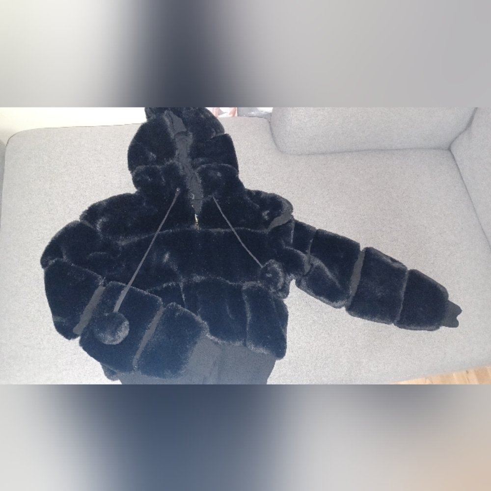 Faux Fur Fluffy Winter Puffer